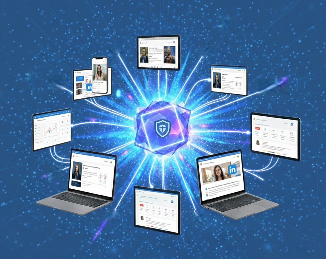 Admission campaign illustration – social media and SMS marketing